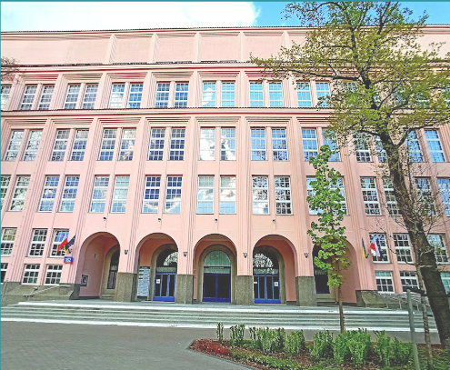 Map view of Warsaw, Poland